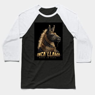 Inca Llama Baseball T-Shirt